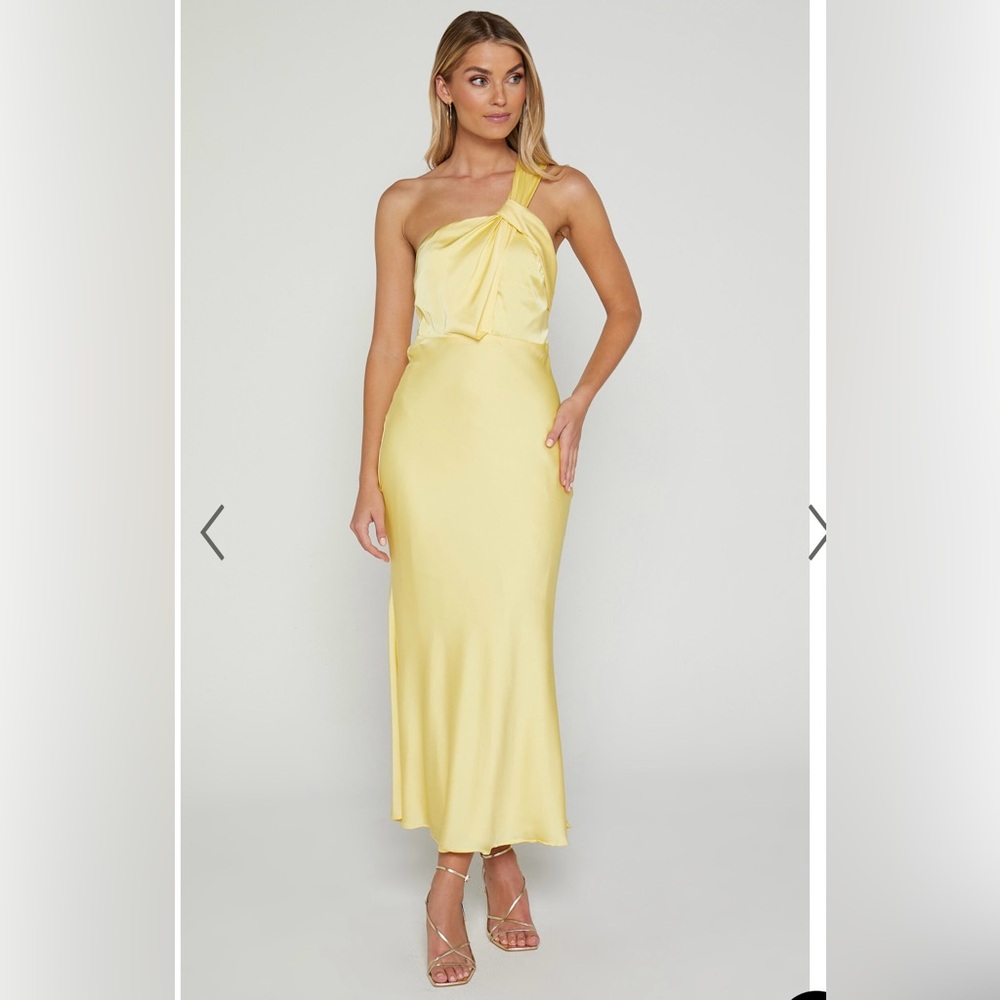 Showpo Carmella Midi Dress - Yellow